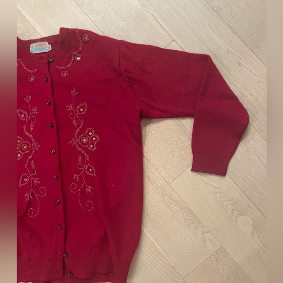 Vintage Beaded and Sequinned Cardigan - Picture 2 of 13